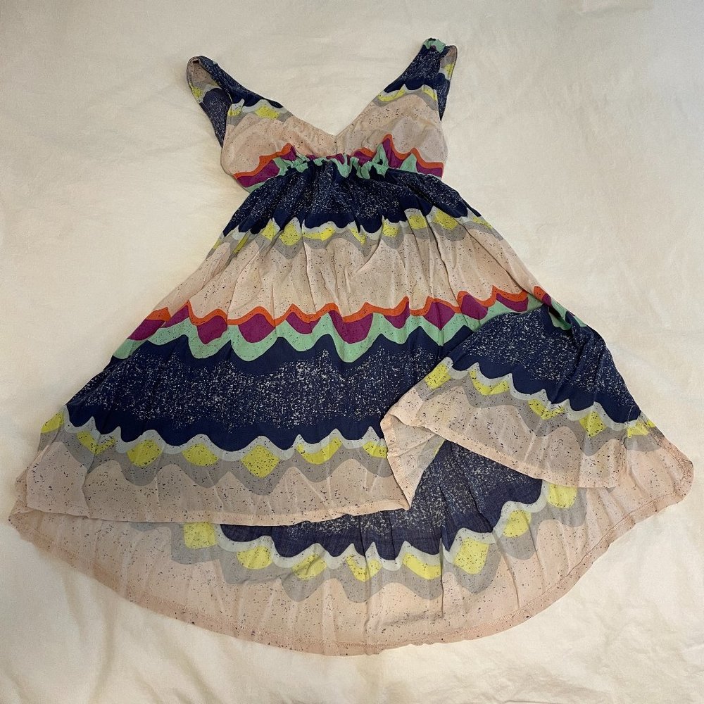 Quiksilver Dress (open back with adjustable tie closure) Size M